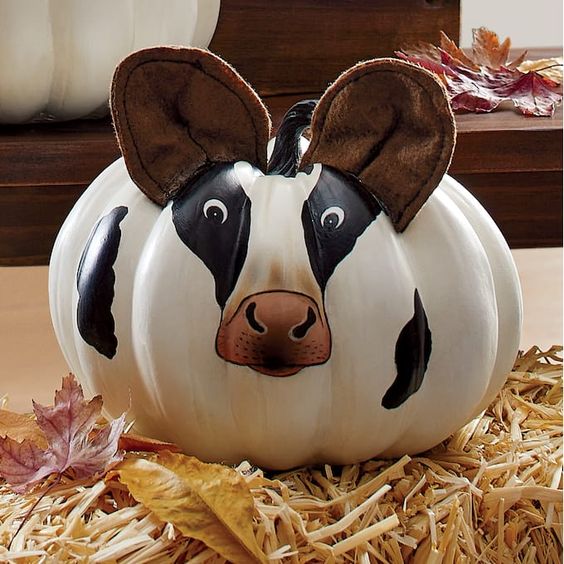 Animal Themed Pumpkins Top 10 Easy Pumpkin Painting Ideas: Creative Ways to Decorate - 12