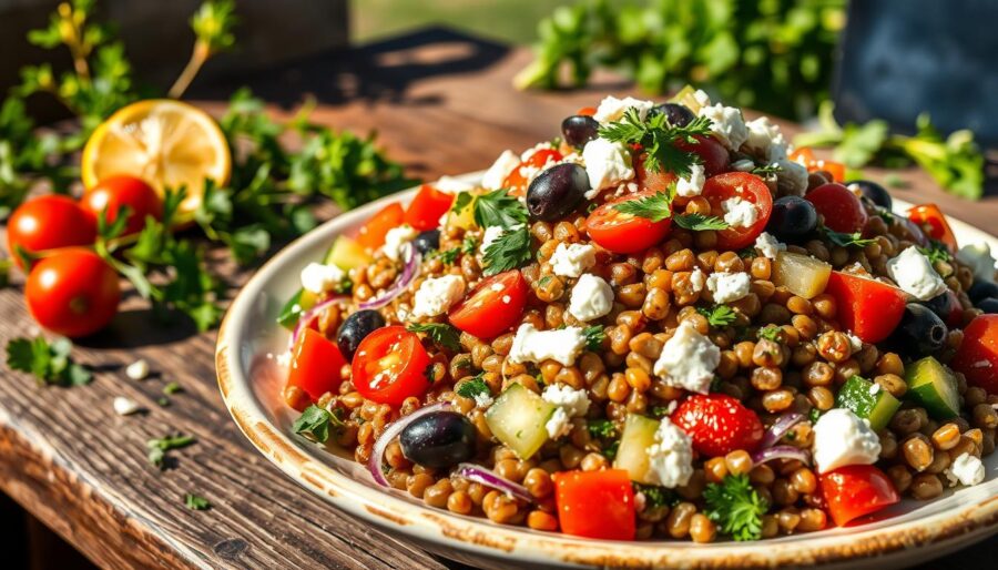 Mediterranean Lentil Salad