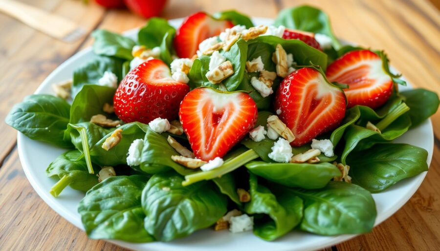 Spinach and Strawberry Salad