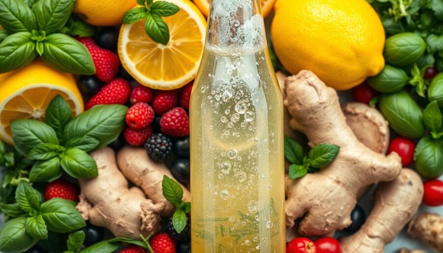 probiotic soda ingredients