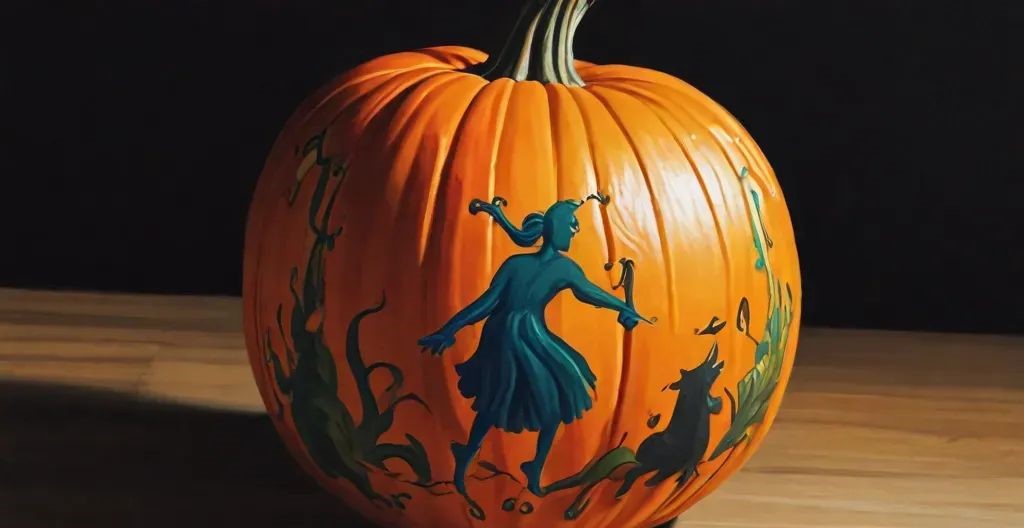 pumpkin painting 8 Top 10 Easy Pumpkin Painting Ideas: Creative Ways to Decorate - 13