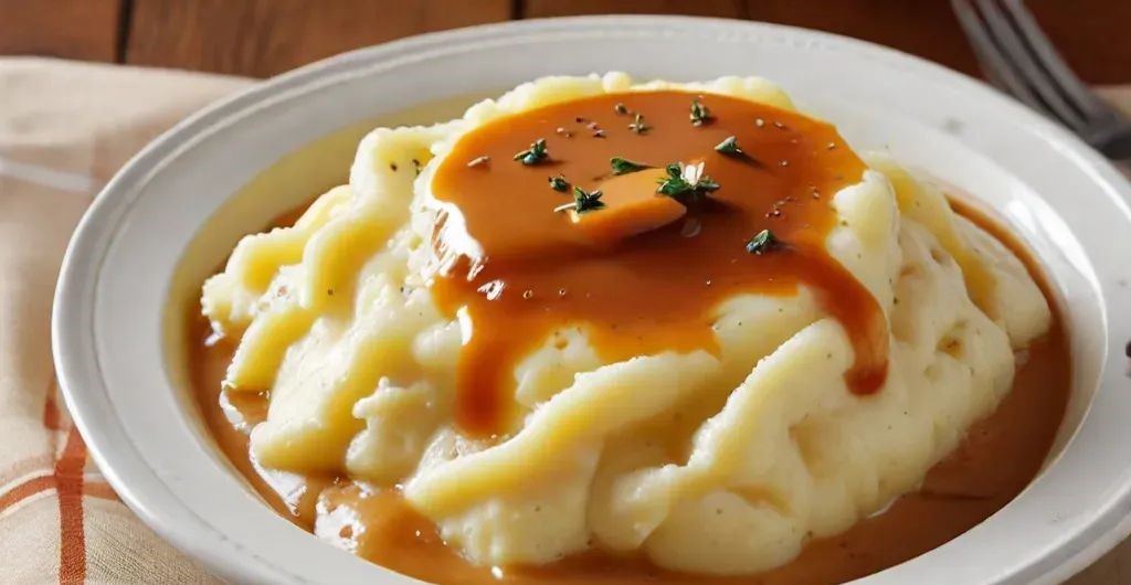 Creamy Mashed Potatoes with Rich Gravy Top 7 Favorite Christmas Dishes 2025: Holiday Comfort Foods - 5