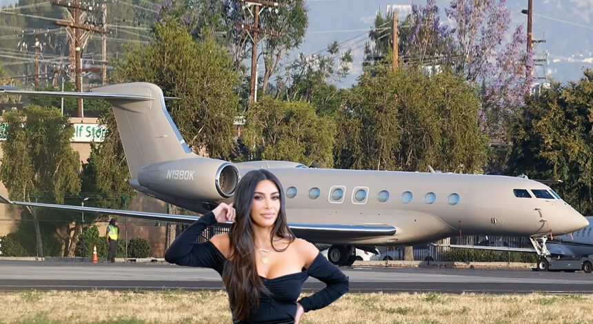 Kim Kardashian Top Celebrities with Private Jets: A-List Aircraft Owners - 4