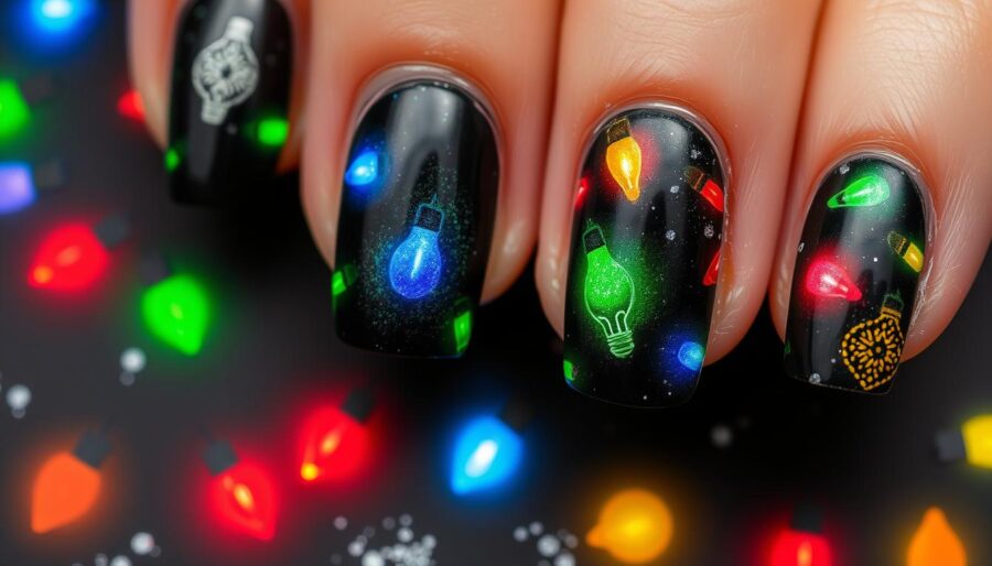 christmas nail design