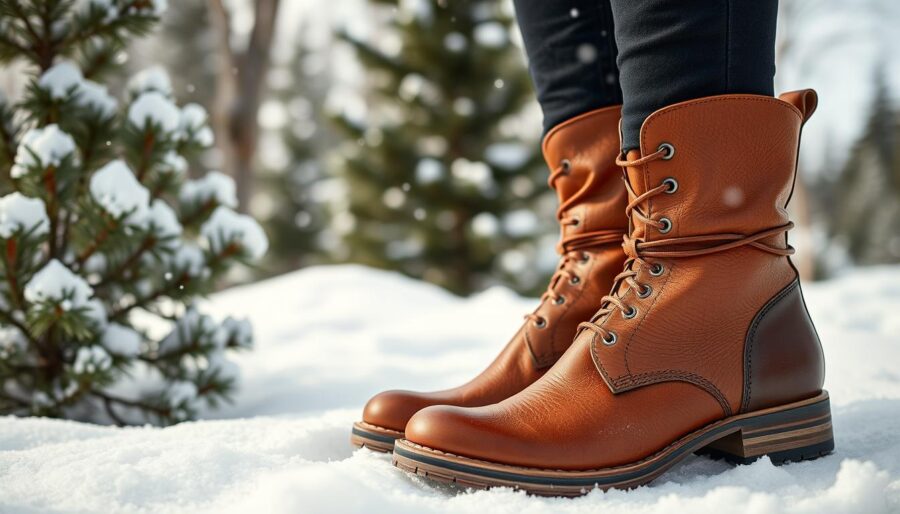 eco-friendly leather boots