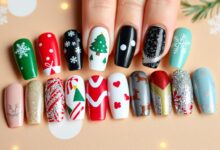 top 10 christmas nail designs