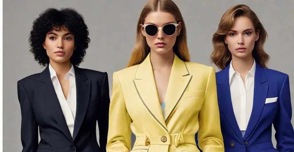 woman The 80s Suiting Tailored and Bold for the Modern Woman 7 Best Retro Outfit Ideas for Women in 2025 - 4