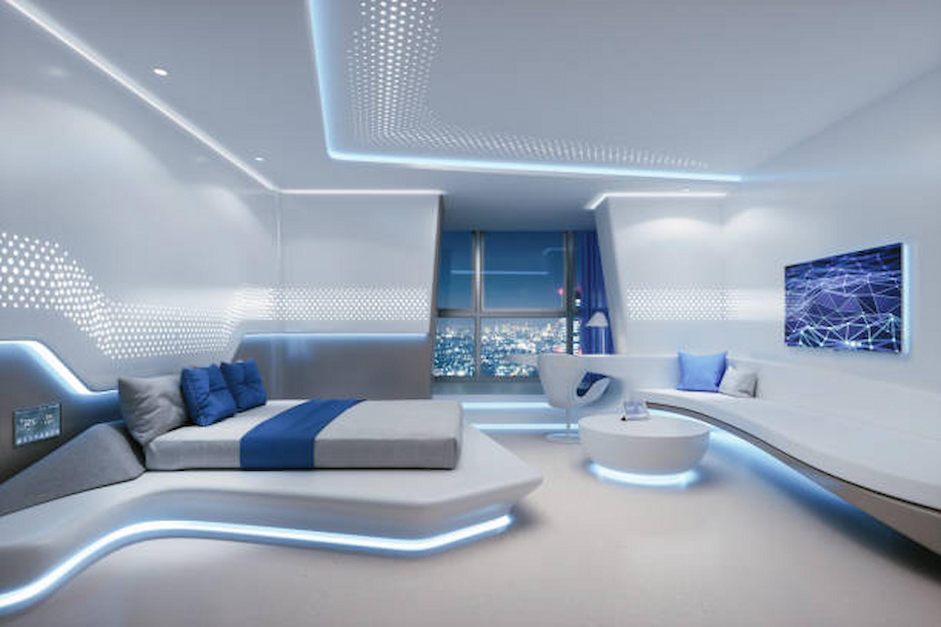 Futuristic Smart Bedroom Setups Stylish Teen Bedroom Ideas for 2025: Creative Bedroom Designs! - 3