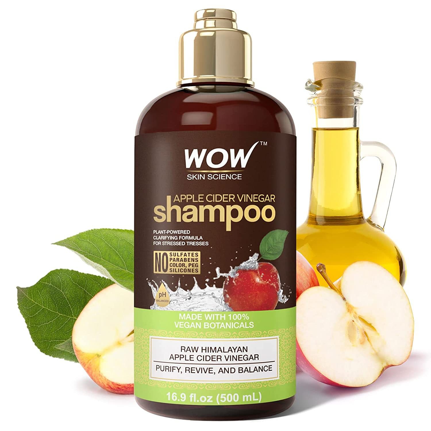 WOW Skin Science Apple Cider Vinegar Shampoo 7 Best Dandruff Shampoos: Expert-Approved - 5