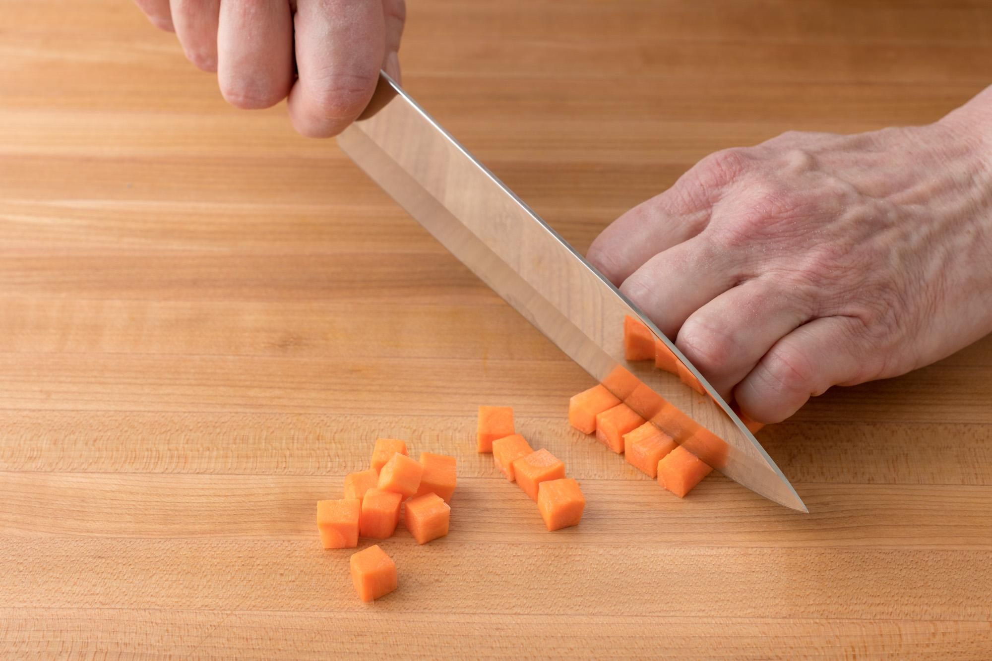 dice Master Essential Chefs Knife Skills: 7 Basic Cuts Every Chef Should Know! - 7