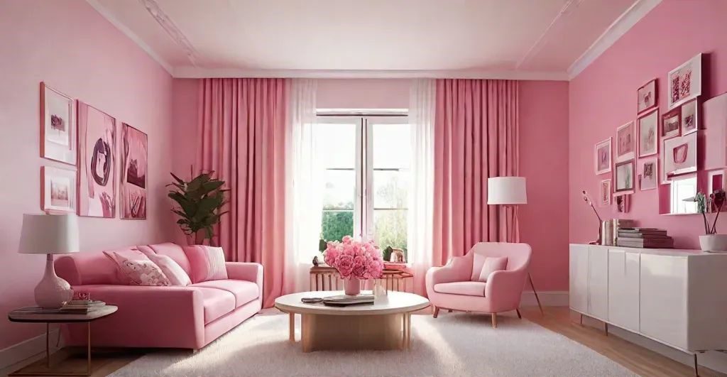 pink dopamine decor "Dopamine Decor: The Feel-Good Interior Trend That Boosts Happiness" - 3