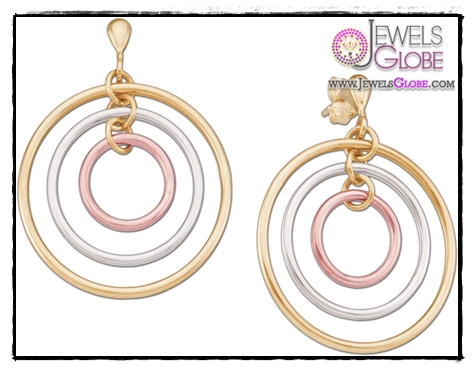 Geometric Circle Hoop Earrings